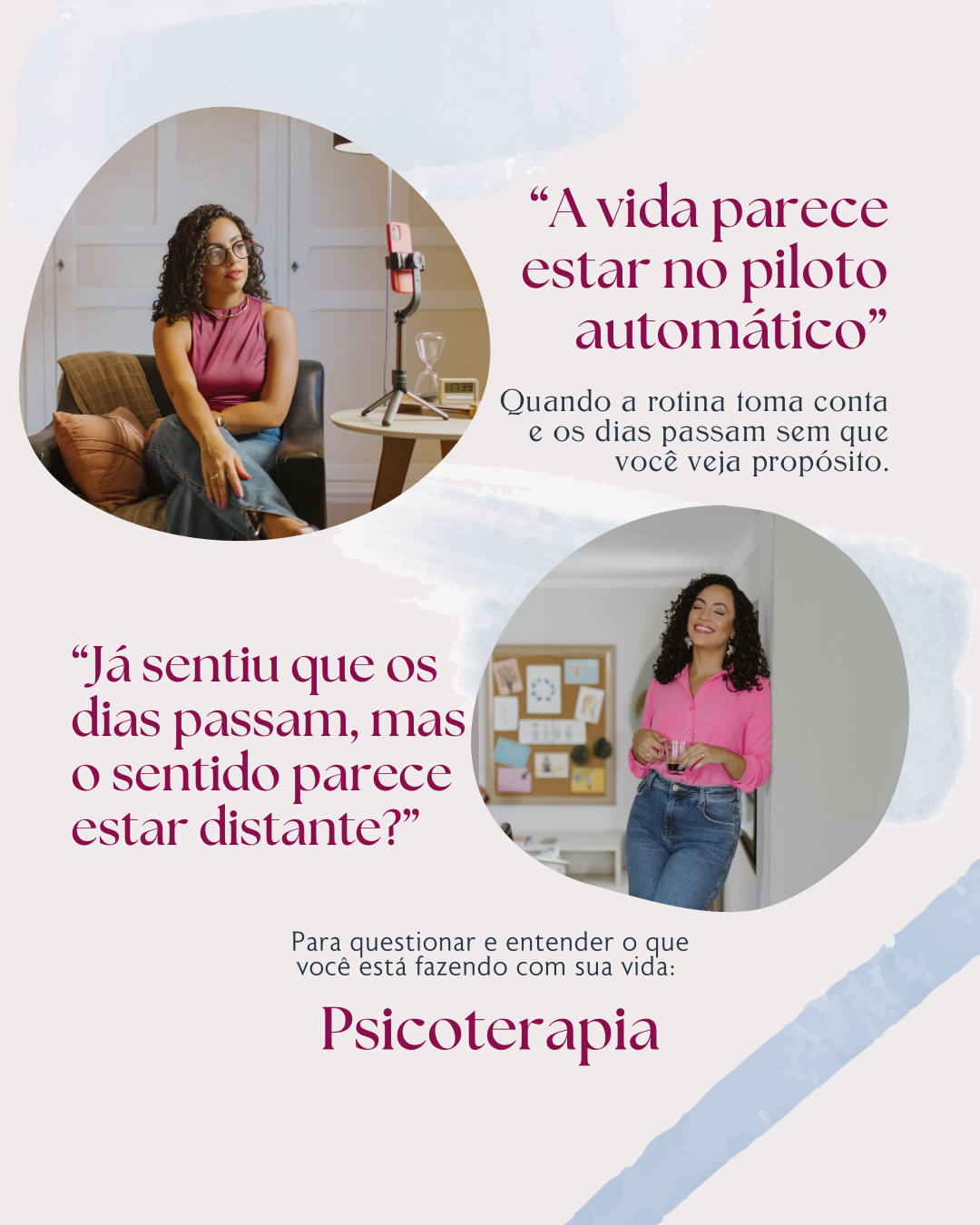 A vida parce estar no piloto autamático